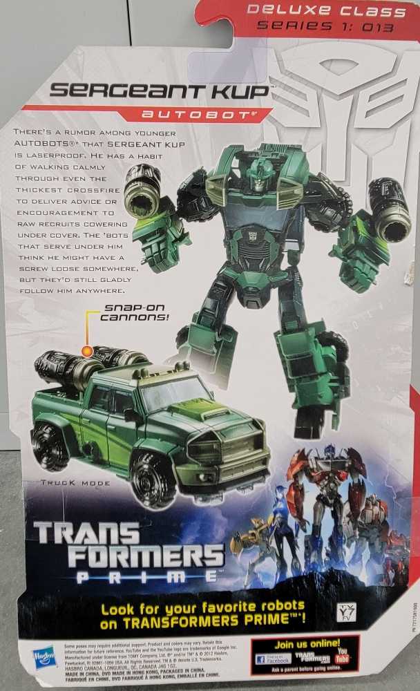 Transformers Prime: Kup, Sergeant - Hasbro (Prime) action figure collectible [Barcode 653569785583] - Main Image 3