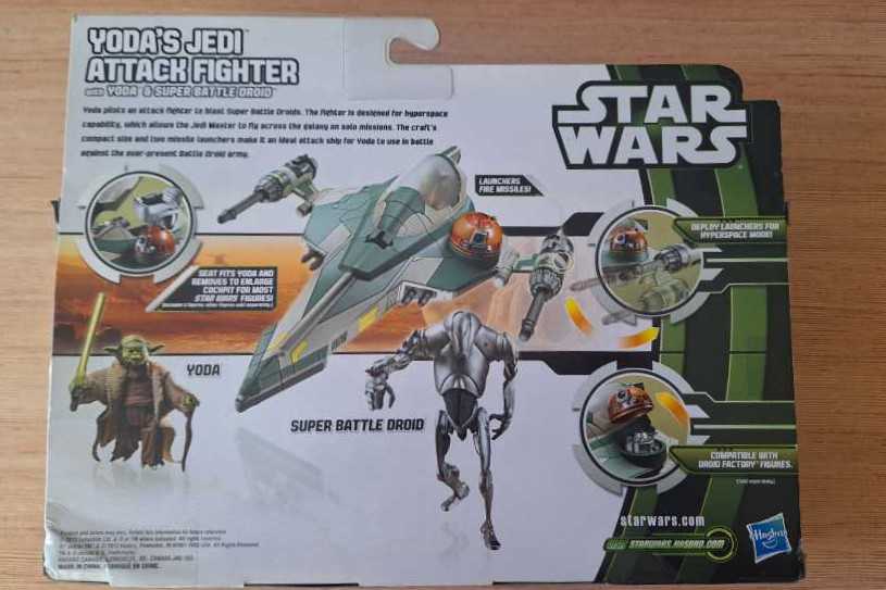 Yoda’s Jedi Attack Fighter - Hasbro (Star Wars) action figure collectible [Barcode 653569786399] - Main Image 2
