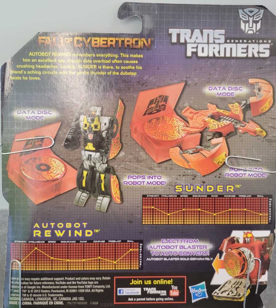 FOC Rewind & Sunder - Hasbro (Transformers Generations) action figure collectible [Barcode 653569796794] - Main Image 3