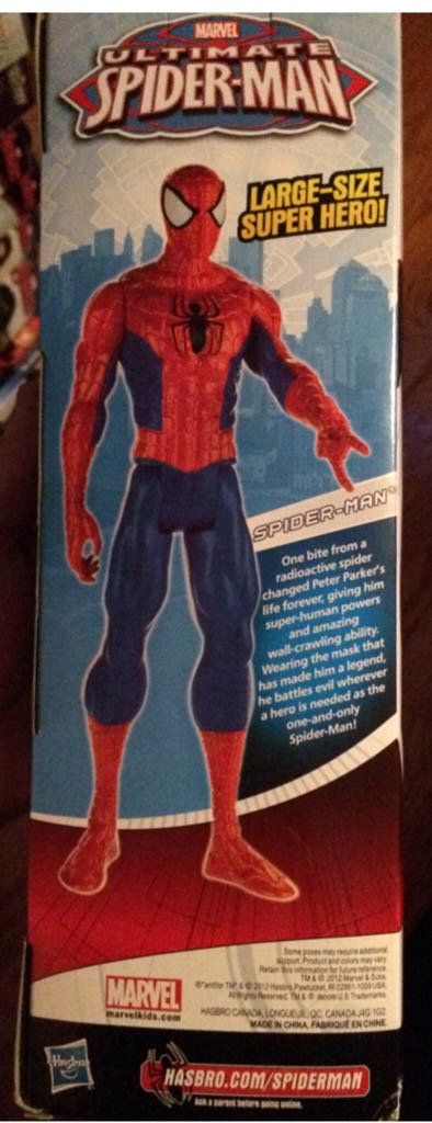 Marvel Ultimate Spider Man Titan Hero Series Figure Doll Action Super Amazing To - Hasbro (Marvel Titan Hero Series) action figure collectible [Barcode 653569800361] - Main Image 2