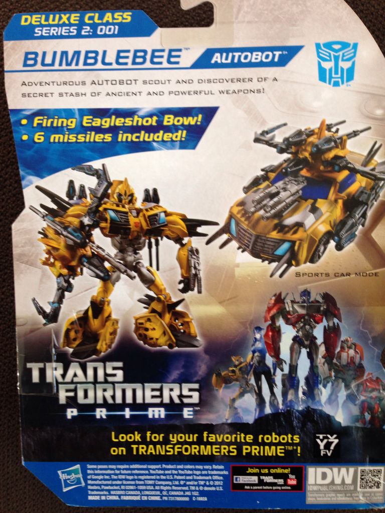BEAST HUNTERS Bumblebee - Hasbro (Transformers Prime™: Beast Hunters) action figure collectible [Barcode 653569805090] - Main Image 2