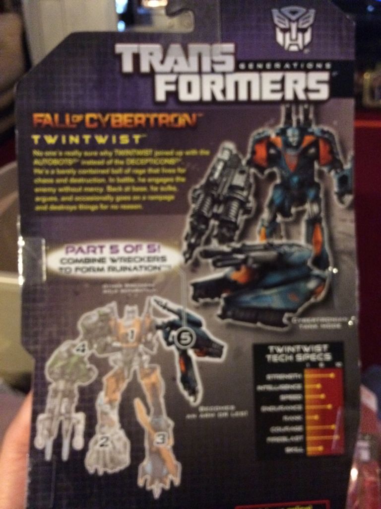 Transformers Generations Fall Of Cybertron: Twin Twist - Hasbro (Generations War For Cybertron) action figure collectible [Barcode 653569814009] - Main Image 2