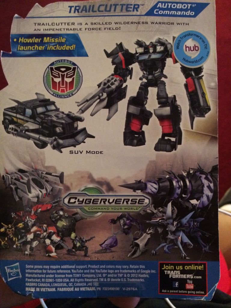 Transformers Prime Cyberverse Trailcutter - Hasbro (Transformers: Prime) action figure collectible [Barcode 653569814238] - Main Image 2