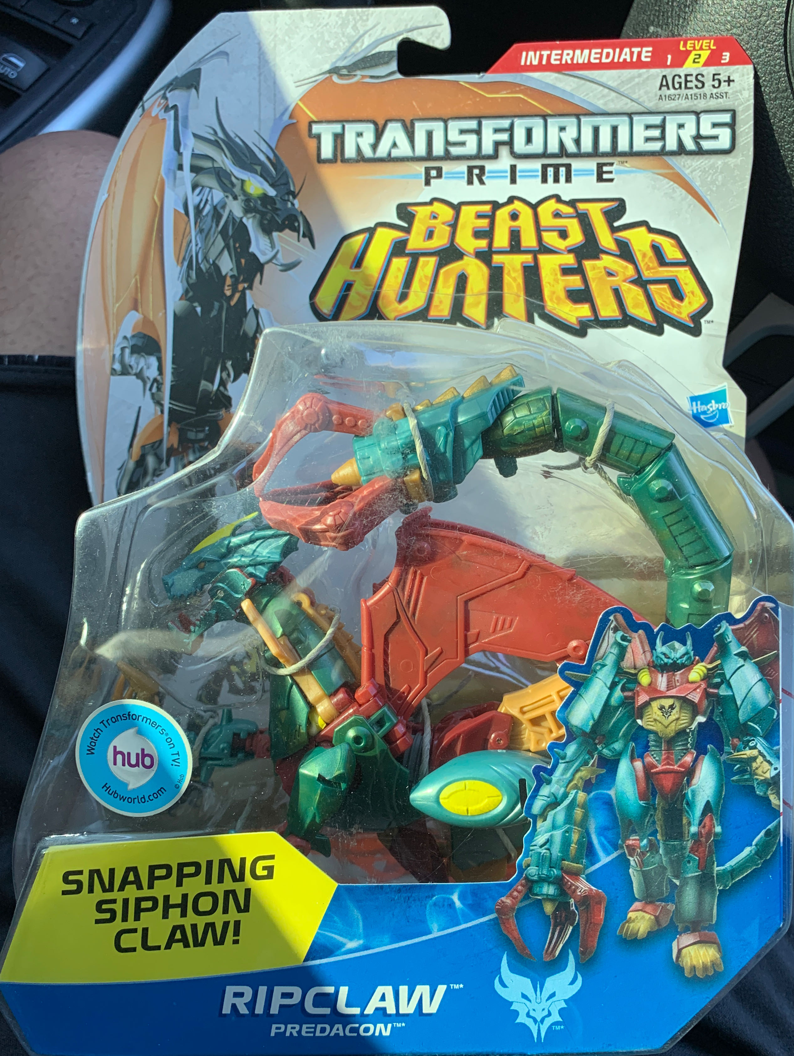Transformers Prime Beast Hunters: Ripclaw - Hasbro (Prime Beast Hunters) action figure collectible [Barcode 653569815136] - Main Image 2