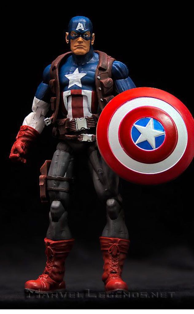 Captain America Ultimate - Hasbro (Marvel Legends- Toybiz) action figure collectible [Barcode 653569820956] - Main Image 2