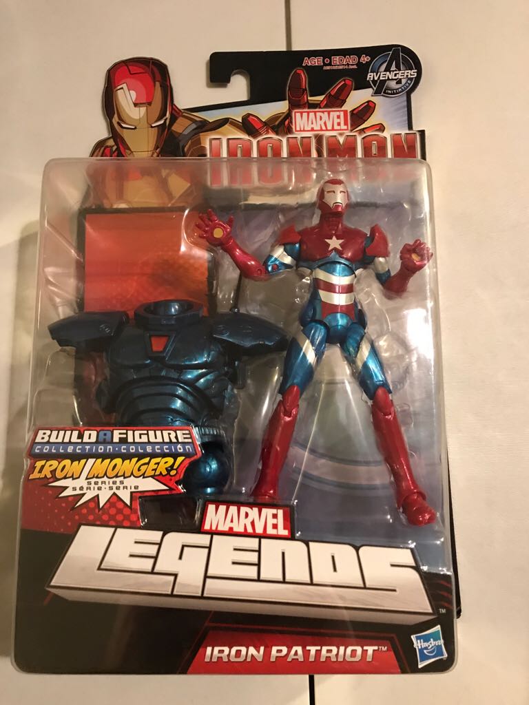 Marvel Legends Iron Patriot Iron Monger Baf