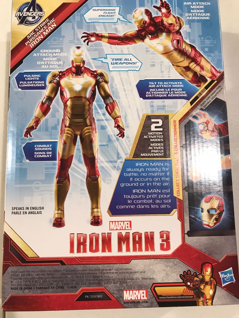 Iron Man 3 Titan Hero Series - Arc Strike Iron Man  action figure collectible [Barcode 653569830962] - Main Image 2