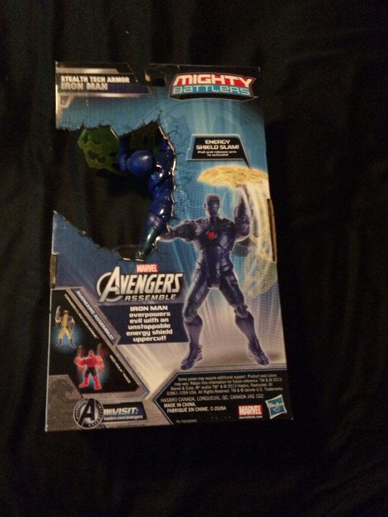 Iron Man - Hasbro (Avengers Mighty Battlers) action figure collectible [Barcode 653569838456] - Main Image 2