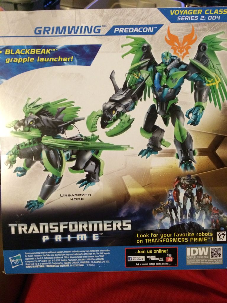 BEAST HUNTERS Grimwing - Hasbro (Voyager Class) action figure collectible [Barcode 653569838906] - Main Image 2