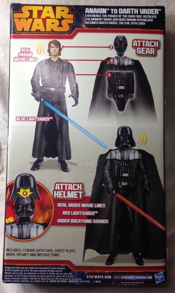 Star WarsAnakin to Darth Vader - Hasbro (Revenge Of The Sith) action figure collectible [Barcode 653569844150] - Main Image 2