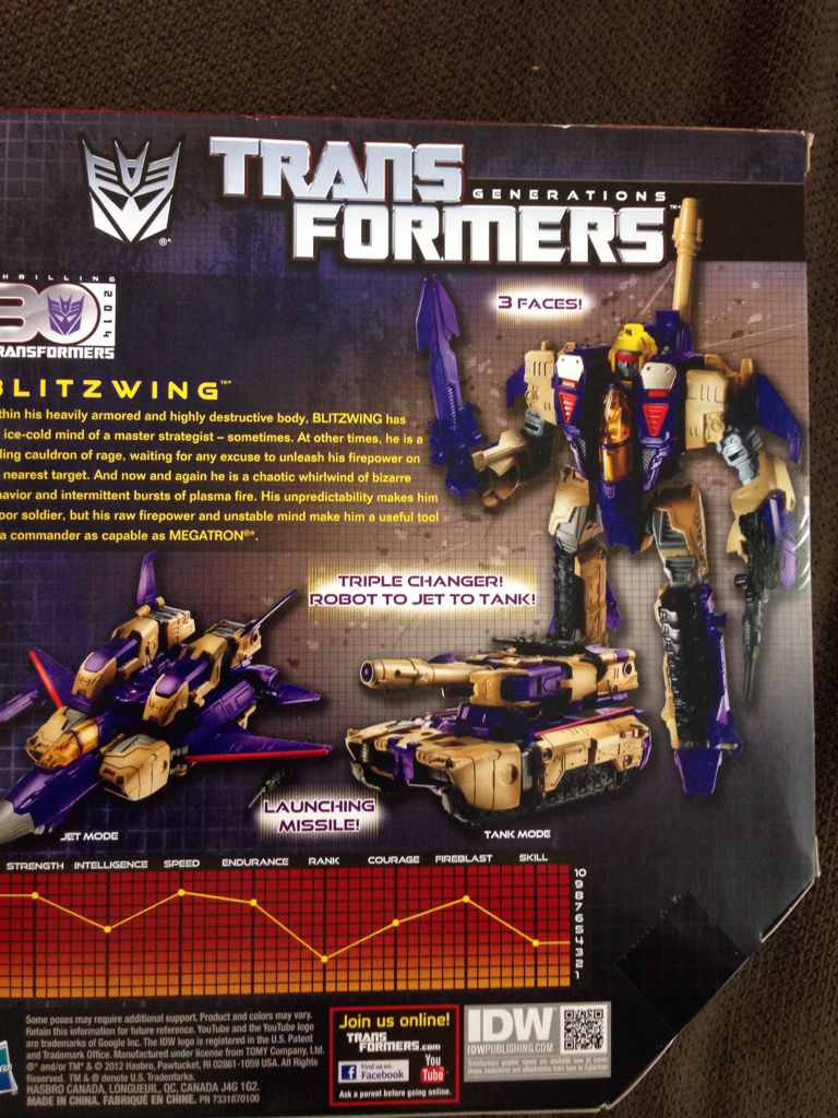 BLITZWING  - Hasbro (Voyager Class) action figure collectible [Barcode 653569845737] - Main Image 2
