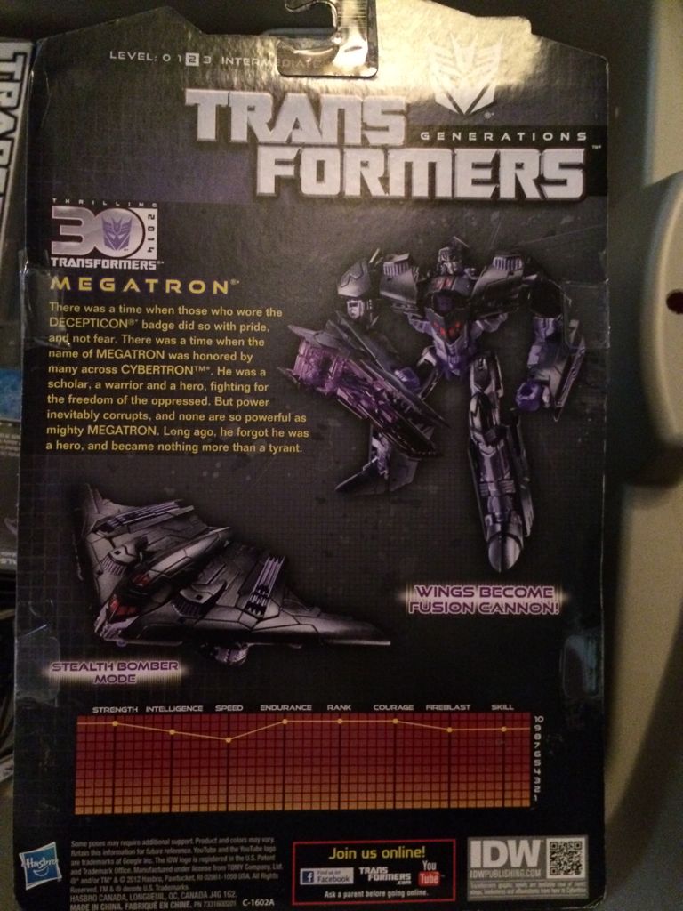 Transformers Generations: Megatron - Hasbro (Generations) action figure collectible [Barcode 653569846772] - Main Image 2
