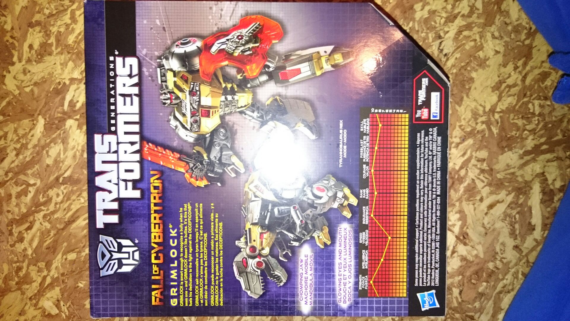 Grimlock Fall of Cybertron  (Transformers Generations) action figure collectible [Barcode 653569847472] - Main Image 2