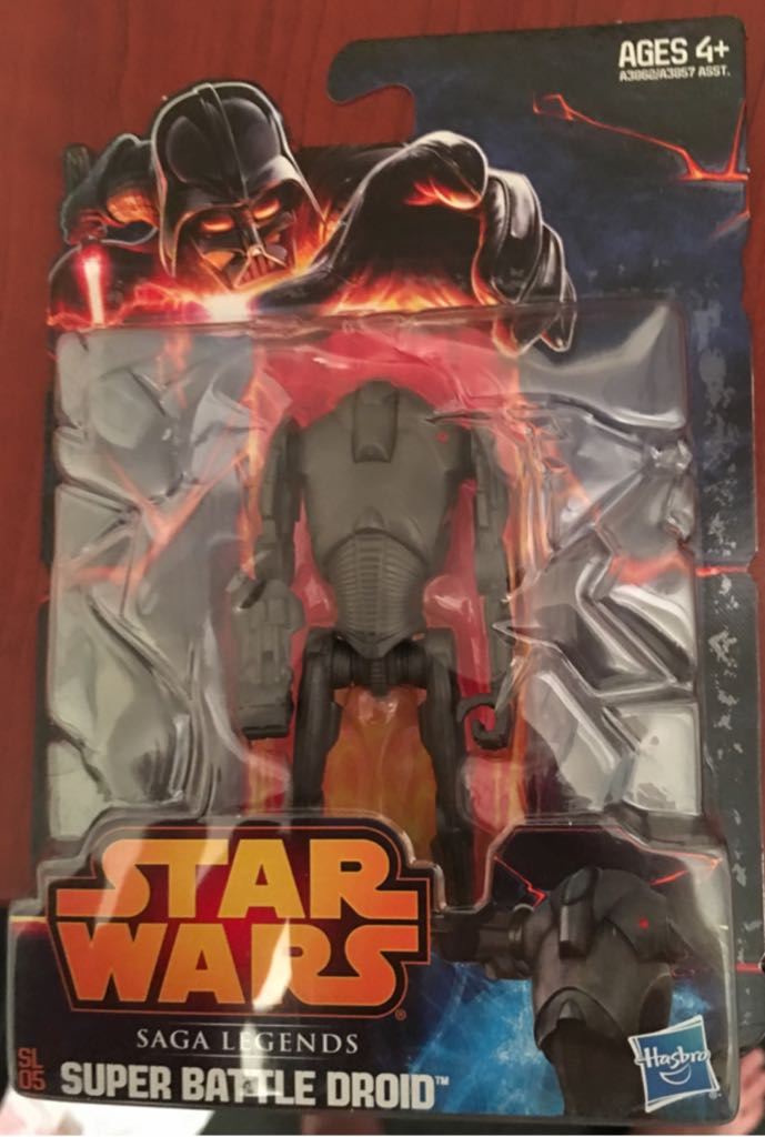 Super Battle Droid - Disney/Hasbro (Star Wars: Saga Legends: 3”) action figure collectible [Barcode 653569850854] - Main Image 1