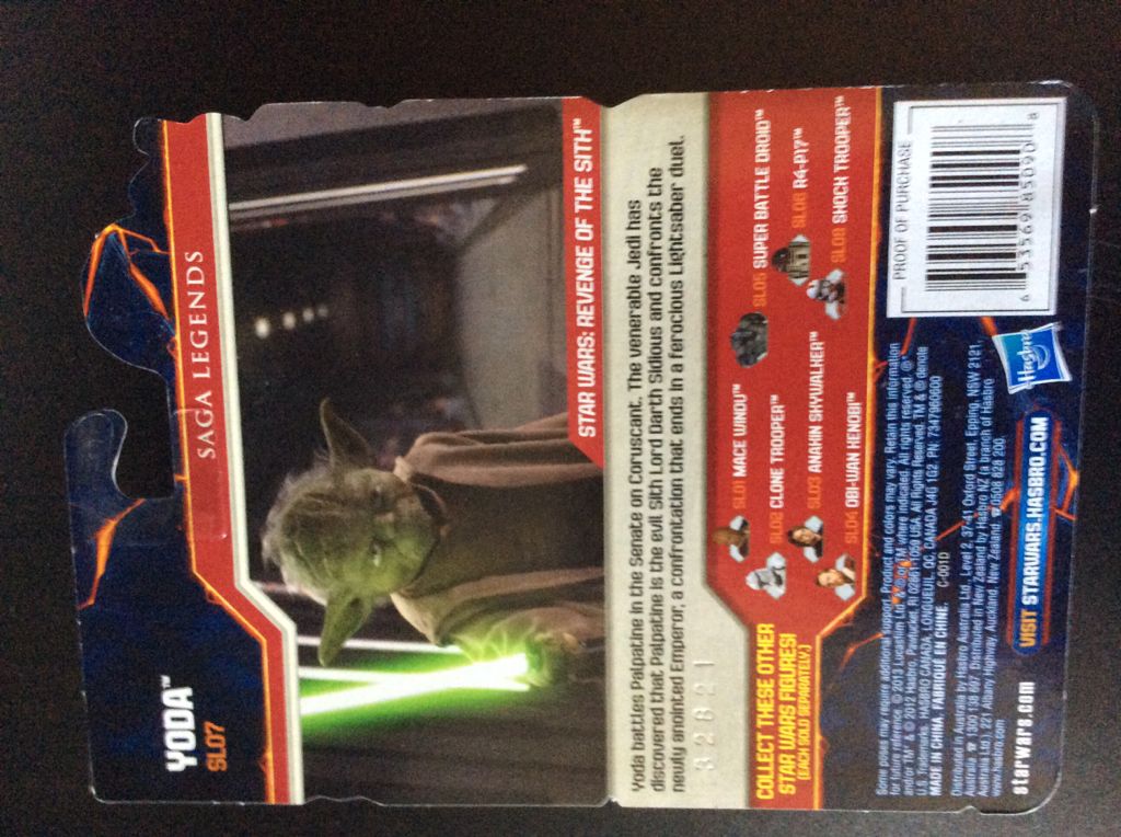 Yoda Saga Legends Popular Star Wars Action Figure Wave 2 - Hasbro (Saga Legends Revenge Of The Sith) action figure collectible [Barcode 653569850908] - Main Image 2