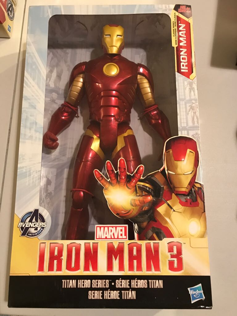 Marvel Legends Titanium Series 15” Iron Man  action figure collectible [Barcode 653569855620] - Main Image 1