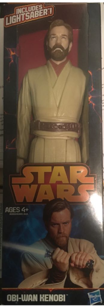 12” Obi-Wan Kenobi - Hasbro (2013 Saga Legends) action figure collectible [Barcode 653569858515] - Main Image 1