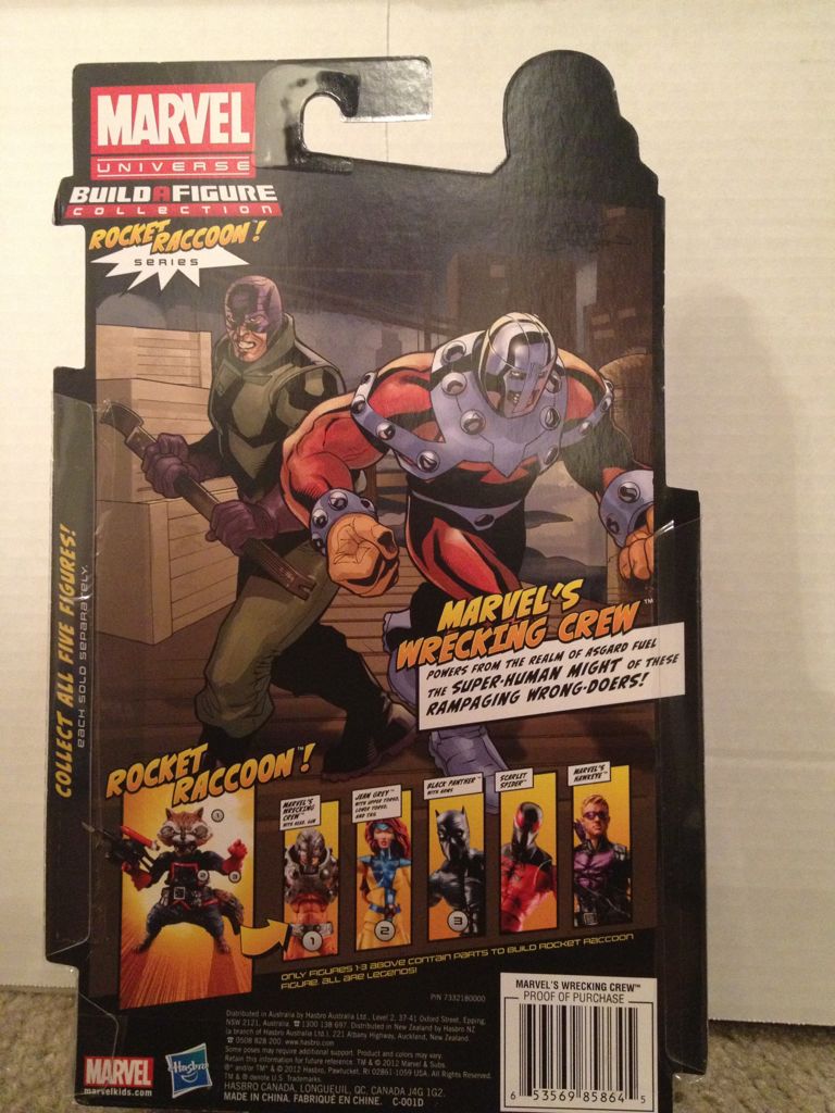 Wrecker - Hasbro (Marvel Legends Rocket Racoon Baf Series) action figure collectible [Barcode 653569858645] - Main Image 2