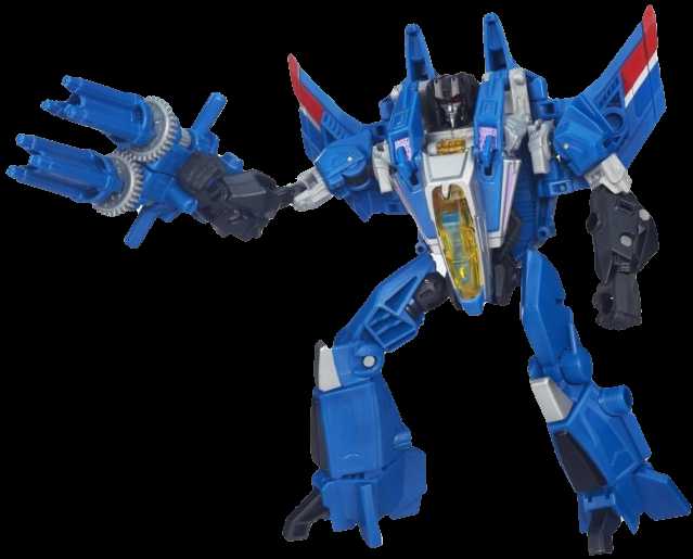 Transformers War/Fall Of Cybertron Thundercracker - Hasbro (Transformers: Thrilling 30) action figure collectible [Barcode 653569858782] - Main Image 3