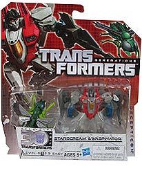 STARSCREAM & WASPINATOR  - Hasbro (Thrilling 30) action figure collectible [Barcode 653569861065] - Main Image 1