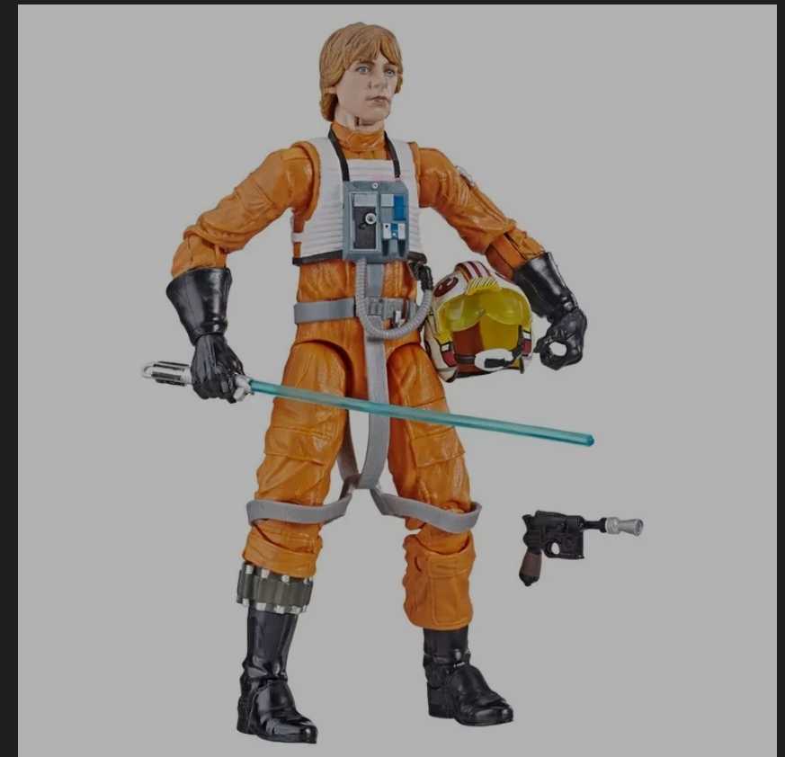 Star Wars The Black Series Orange Line #01 Luke Skywalker X-wing Pilot A New Hope - Hasbro (Star wars A New Hope) action figure collectible [Barcode 653569864868] - Main Image 3