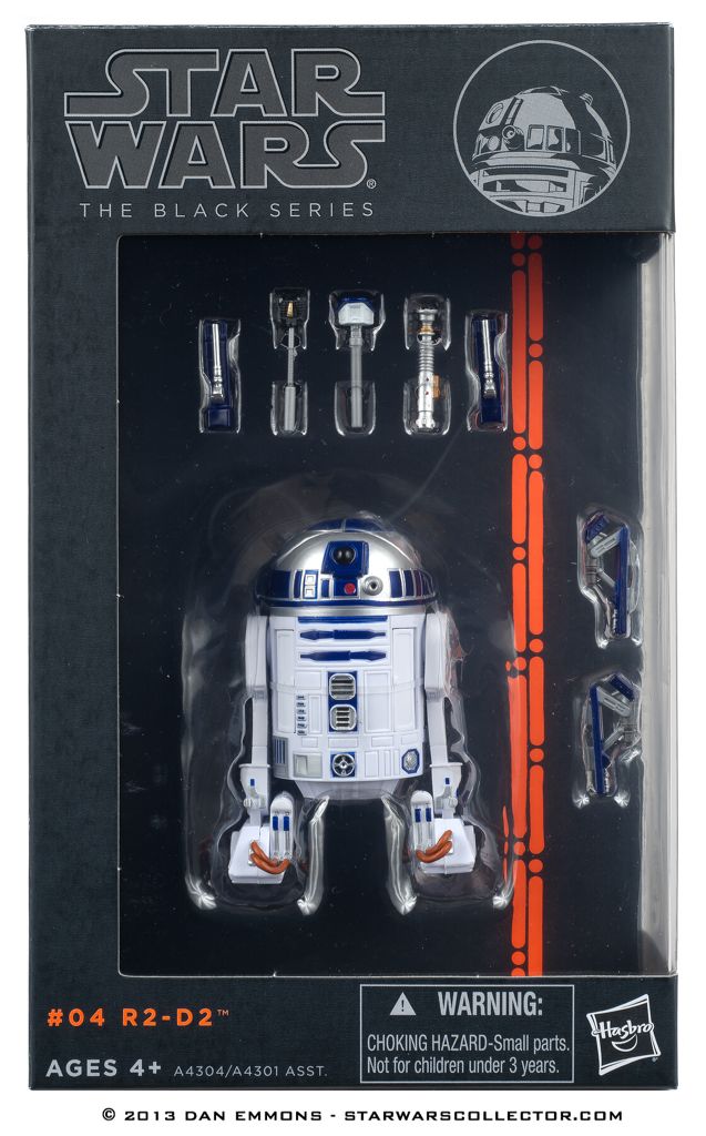 # R2-D2 - Hasbro (Orange Wave (2013)) action figure collectible [Barcode 653569864905] - Main Image 2