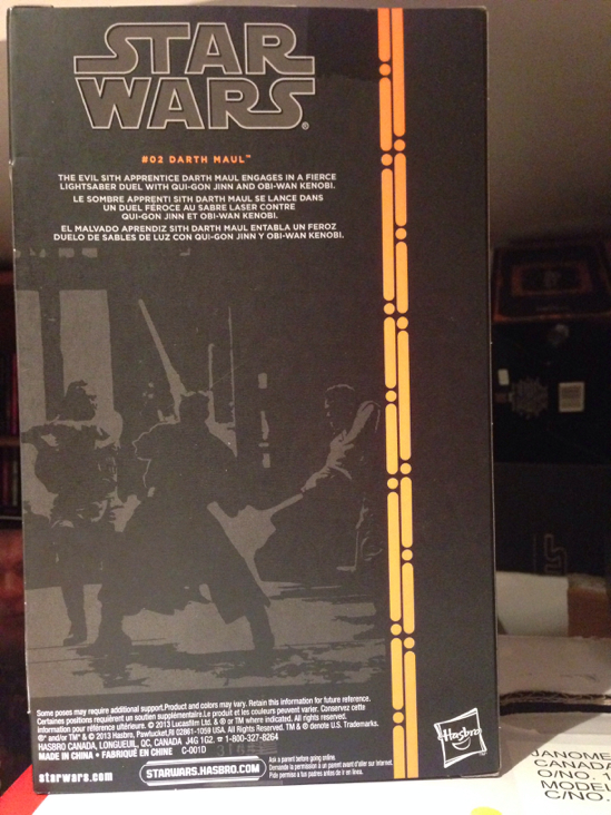 Darth Maul - Hasbro (Star Wars: The Black Series) action figure collectible [Barcode 653569869825] - Main Image 2