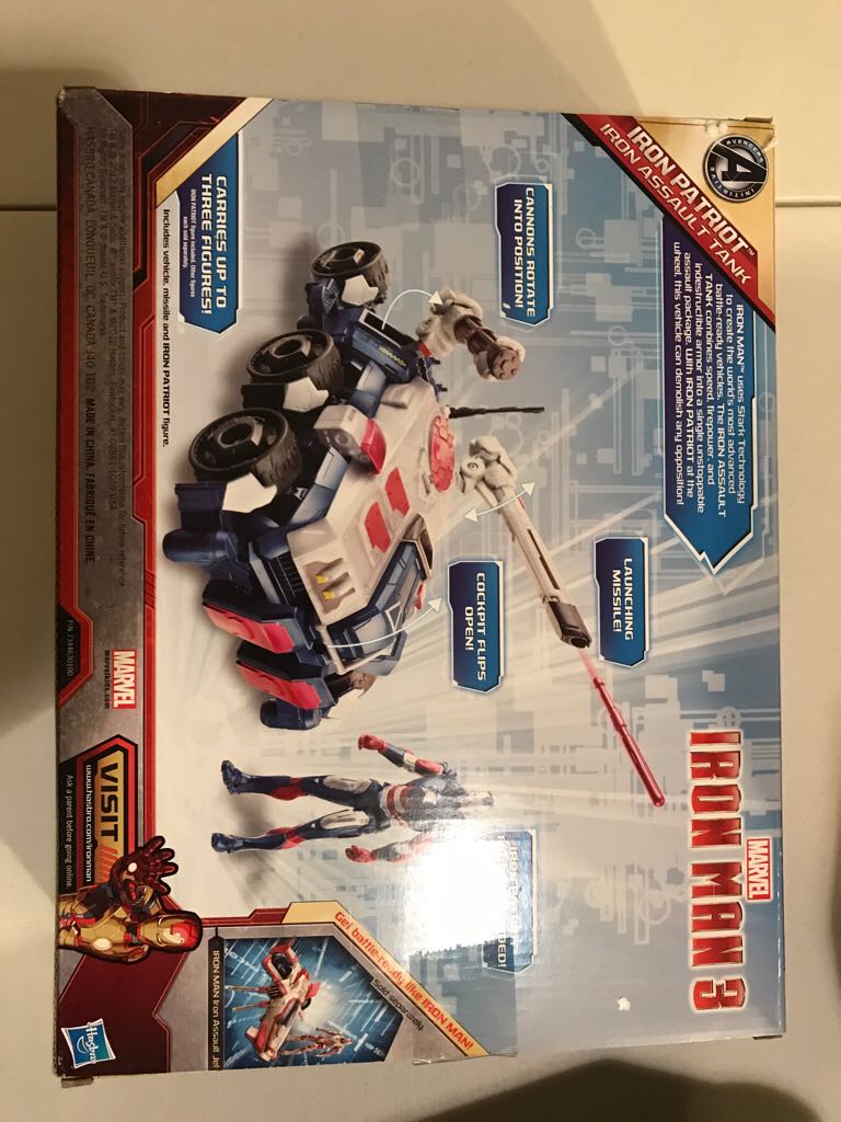 Iron Man 3 Iron Patriot Comcept Series Tank - Toys R Us Exclusive  action figure collectible [Barcode 653569869894] - Main Image 2