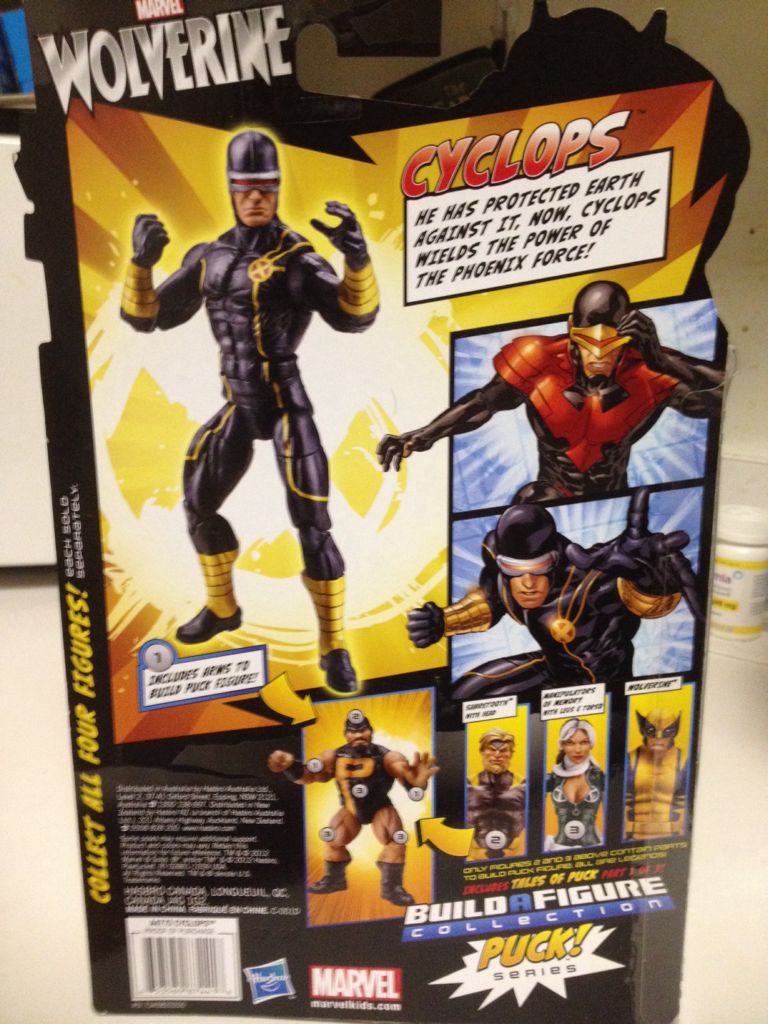 Cyclops - Hasbro (Marvel Legends - Puck) action figure collectible [Barcode 653569874416] - Main Image 2