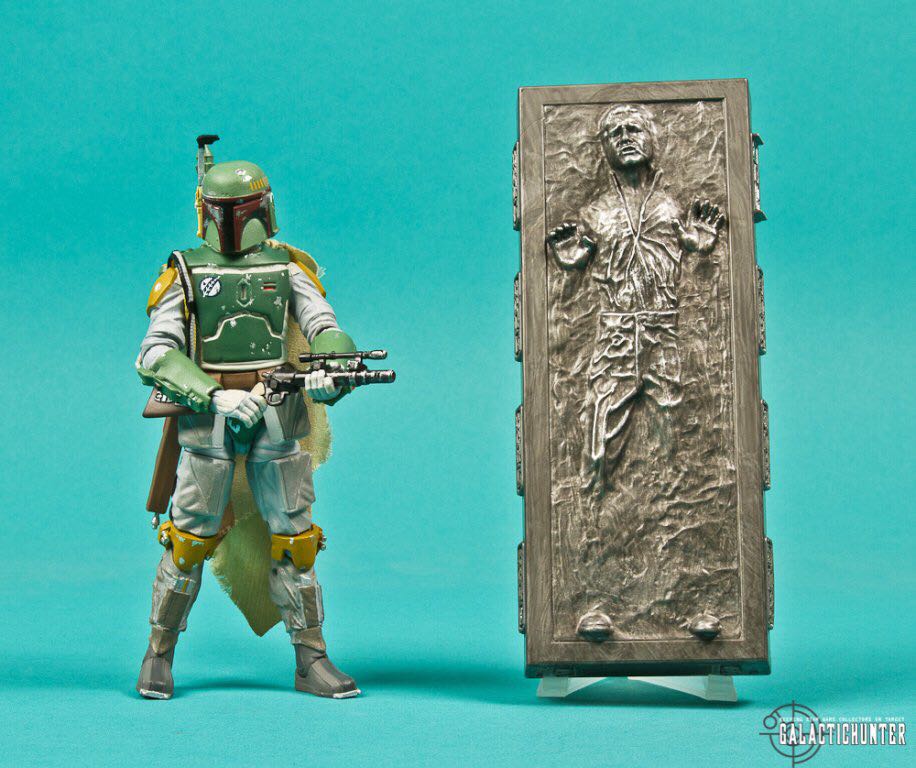 Boba Fett & Han Solo in Carbonite (2013 SDCC Exclusive) - Hasbro (Star Wars - The Black Series) action figure collectible [Barcode 653569878650] - Main Image 2