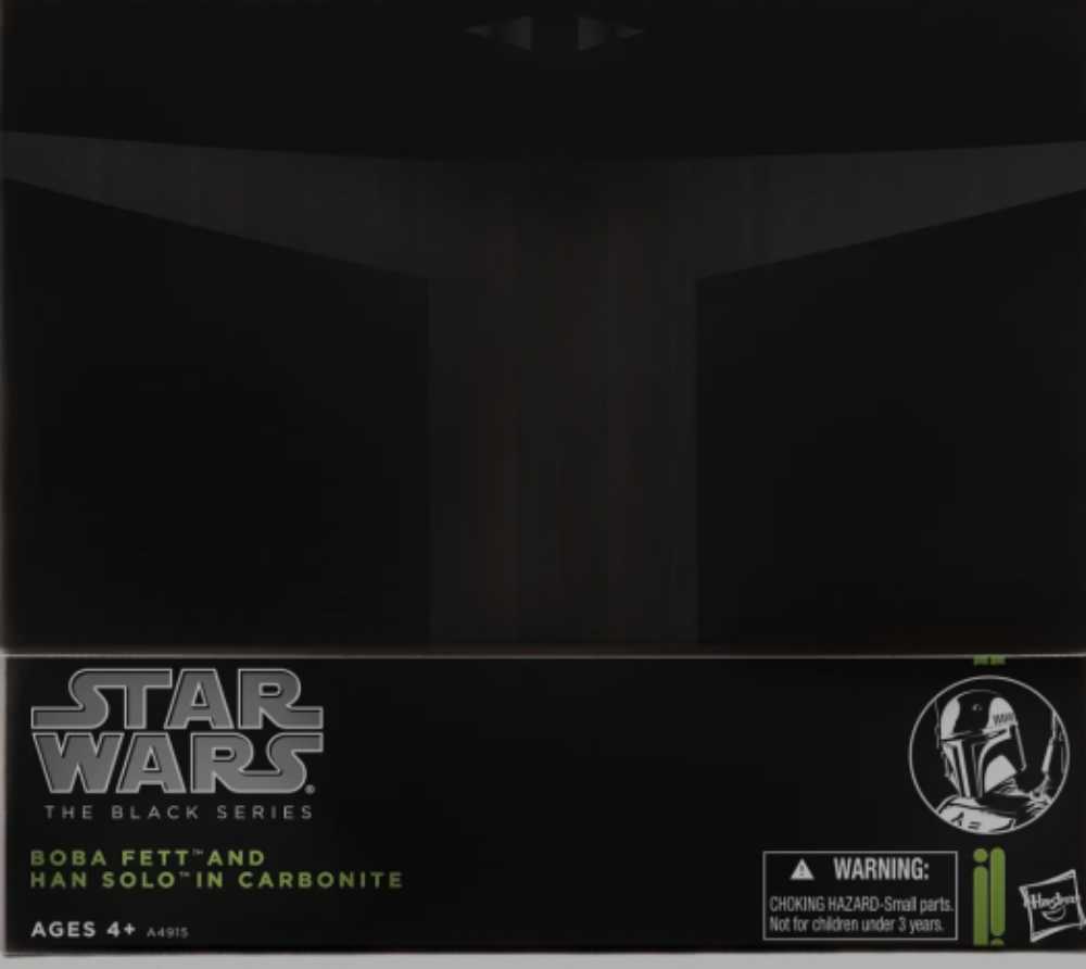 Boba Fett & Han Solo in Carbonite (2013 SDCC Exclusive) - Hasbro (Star Wars - The Black Series) action figure collectible [Barcode 653569878650] - Main Image 3