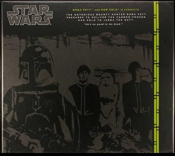 Boba Fett & Han Solo in Carbonite (2013 SDCC Exclusive) - Hasbro (Star Wars - The Black Series) action figure collectible [Barcode 653569878650] - Main Image 4