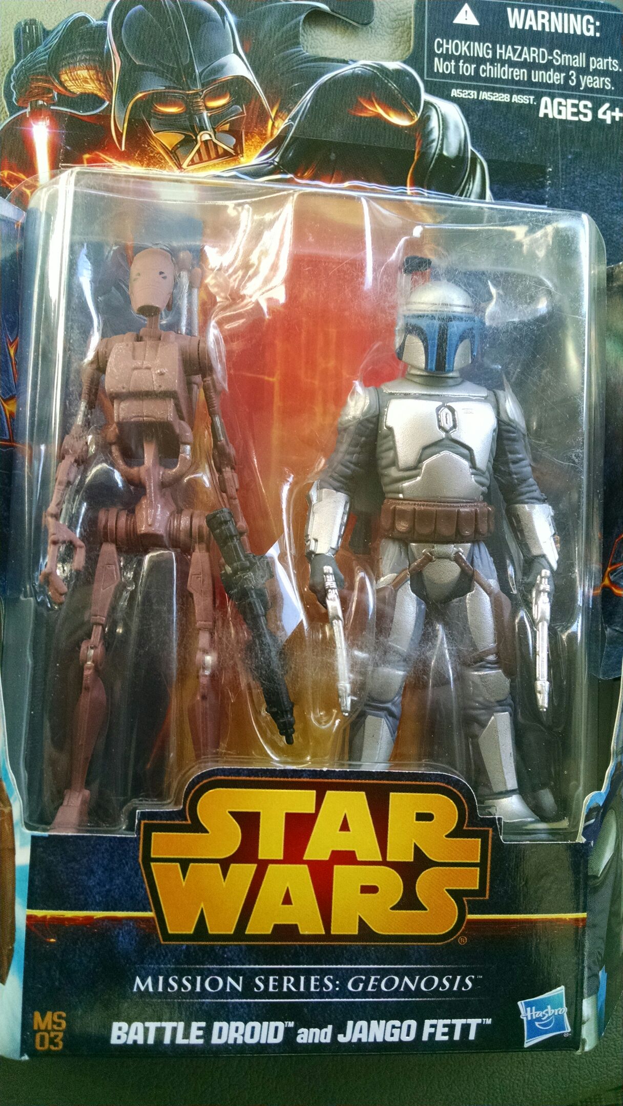 Battle Droid and Jango Fett - Hasbro (Star Wars - Mission Series) action figure collectible [Barcode 653569879077] - Main Image 1