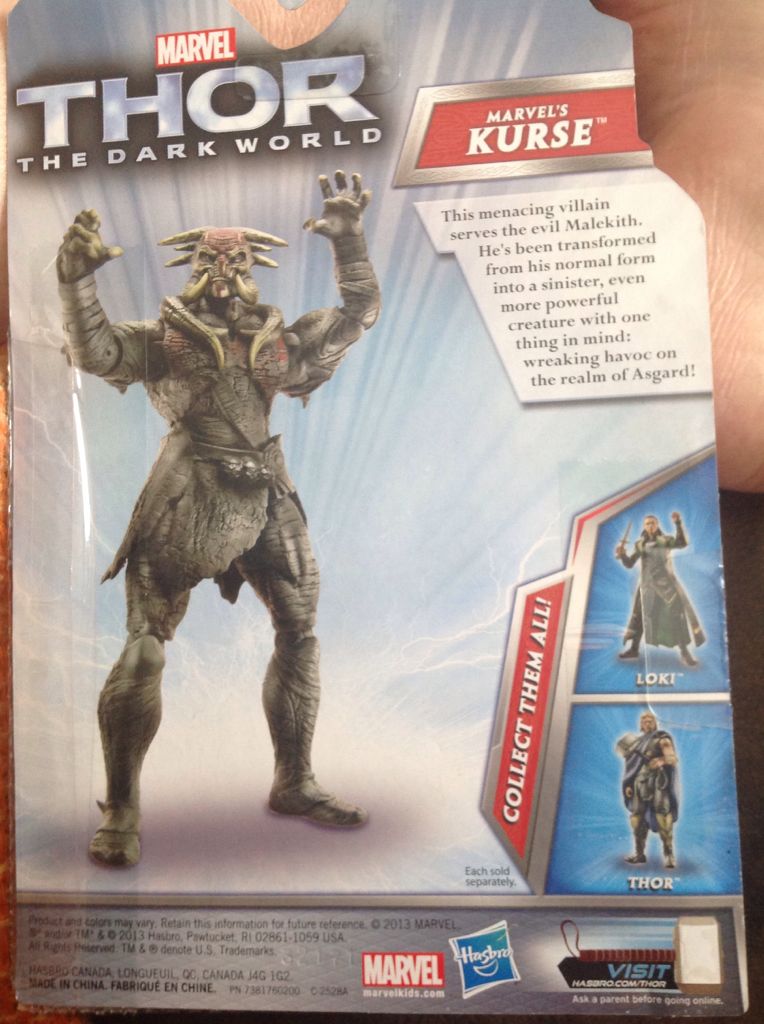 Kurse - Hasbro (Thor The Dark World) action figure collectible [Barcode 653569885344] - Main Image 2
