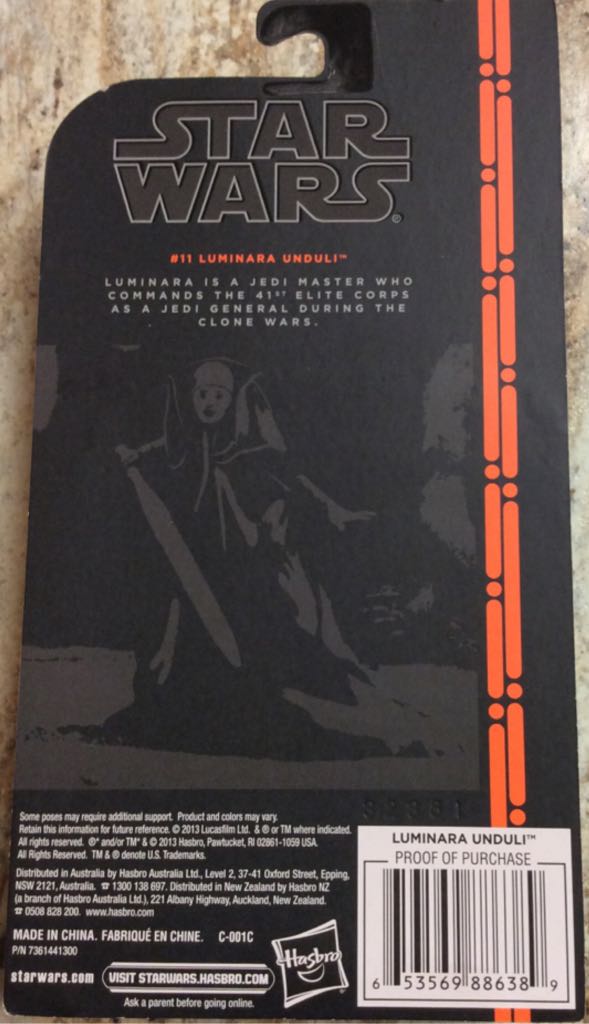 Luminara Unduli - Hasbro (Star Wars The Black Series) action figure collectible [Barcode 653569886389] - Main Image 2