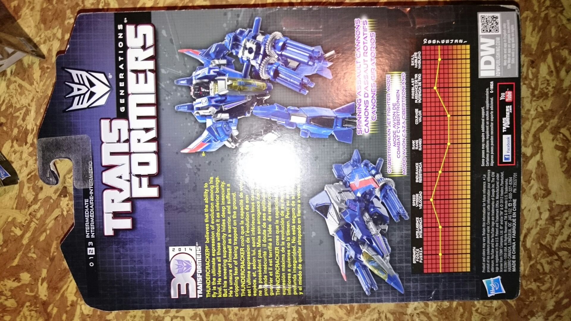 Thundercracker 02 series #006  (Transformers Generations) action figure collectible [Barcode 653569886716] - Main Image 2