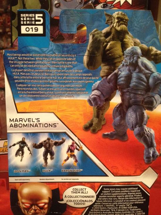 Abomination (Green) - Hasbro (Marvel Universe) action figure collectible [Barcode 653569889496] - Main Image 2