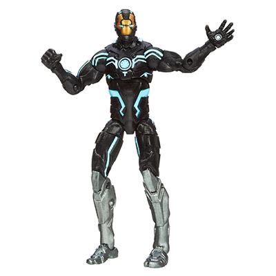 Iron Man (Black & Blue) - Hasbro (Marvel Universe) action figure collectible [Barcode 653569889502] - Main Image 3