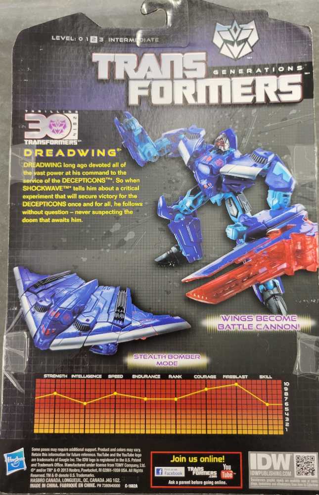 Thrilling 30 Dreadwing - Hasbro (Transformers: Thrilling 30) action figure collectible [Barcode 653569890423] - Main Image 3