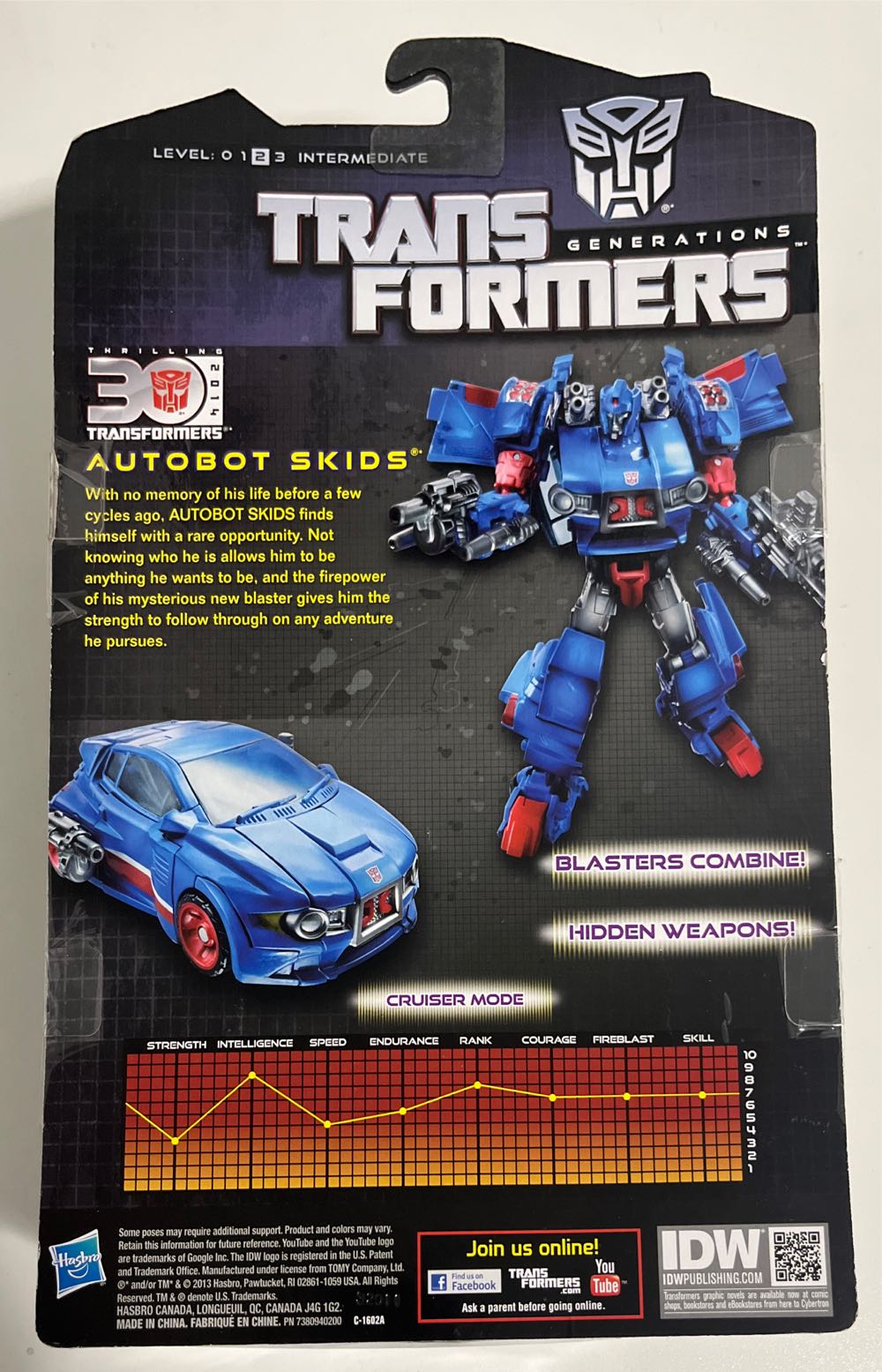 Autobot Skids - Hasbro (Transformers: Thrilling 30) action figure collectible [Barcode 653569890447] - Main Image 2