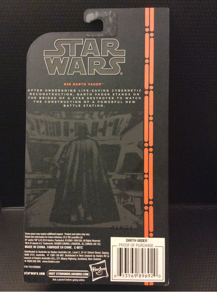Darth Vader - Hasbro (Star Wars: Return Of The Jedi) action figure collectible [Barcode 653569896920] - Main Image 2