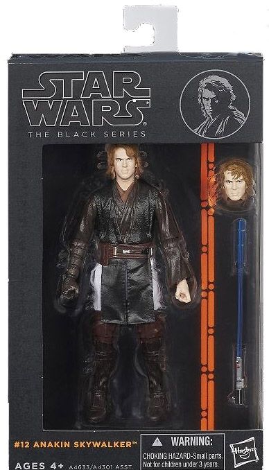 Star Wars Black Series #12 Anakin Skywalker - Hasbro (Star Wars - Orange Series) action figure collectible [Barcode 653569897828] - Main Image 2