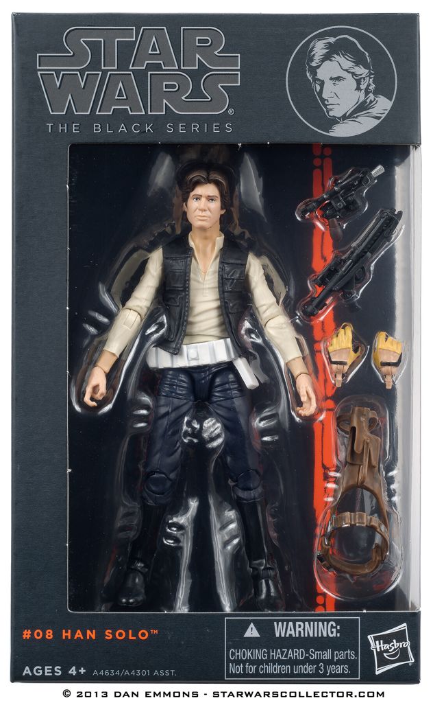 Han Solo - Hasbro (Star Wars: The Black Series) action figure collectible [Barcode 653569897835] - Main Image 2