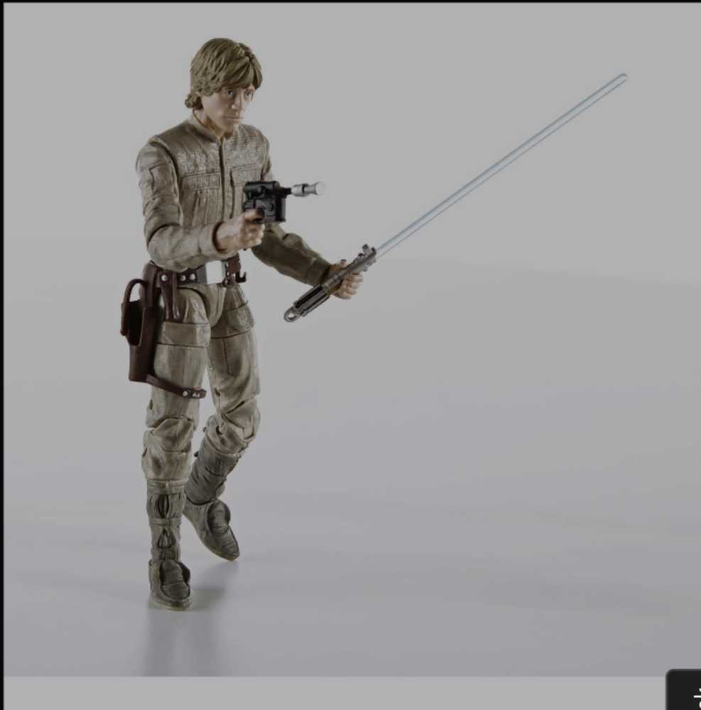 Luke Skywalker (Besbin) - Hasbro (Star Wars Black 6”) (Star Wars Black Series 6”) action figure collectible [Barcode 653569898252] - Main Image 4