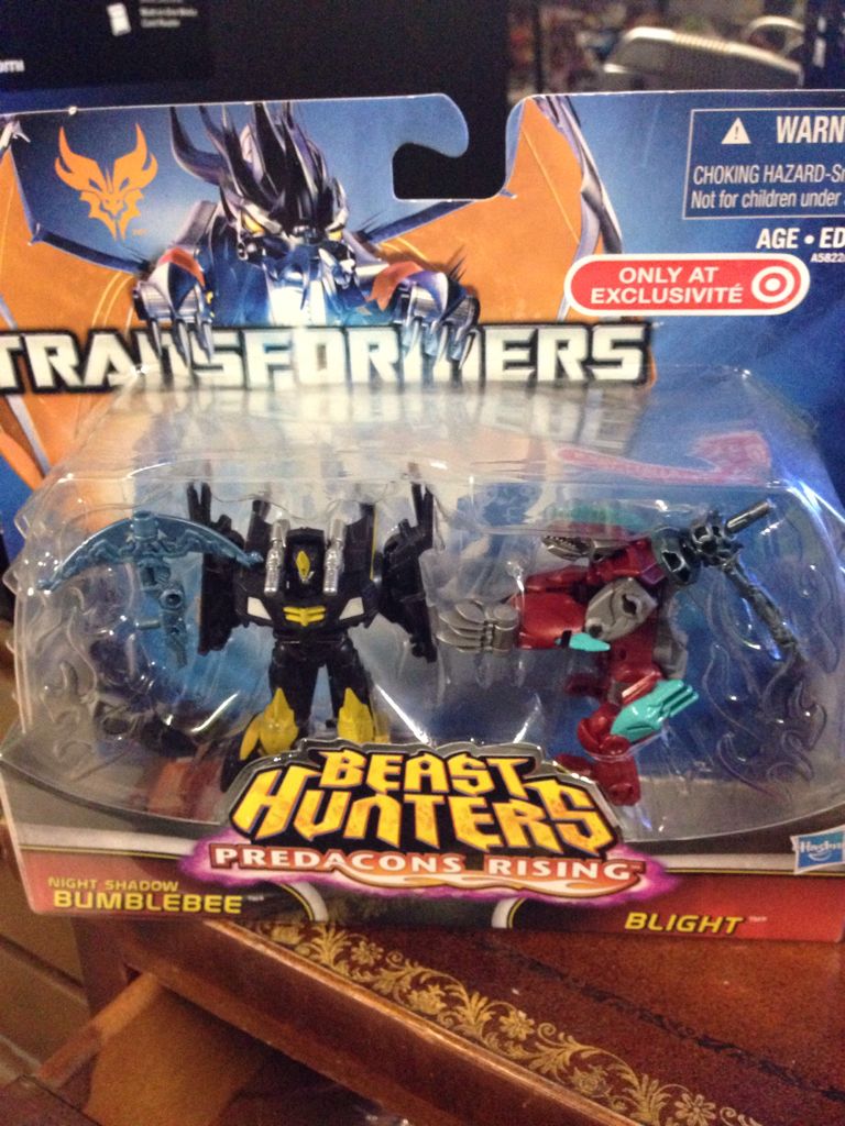 Night Shadow Bumblebee & Blight - Hasbro (Transformers: Prime) action figure collectible [Barcode 653569901686] - Main Image 1