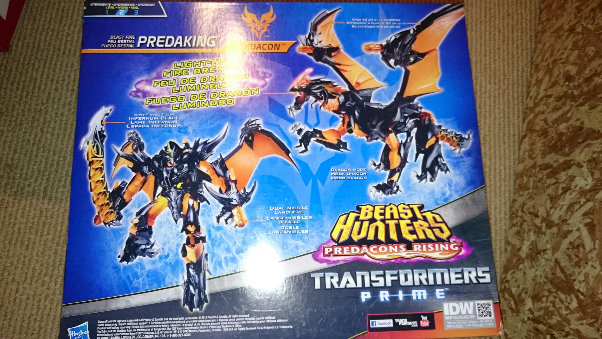 Predaking - Hasbro (Transformers Beast Hunters) action figure collectible [Barcode 653569902126] - Main Image 2