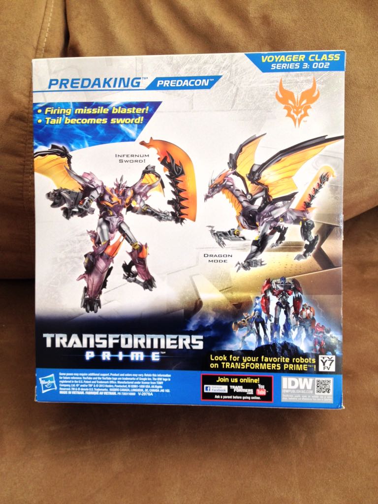 BEAST HUNTERS Predaking - Hasbro (Transformers Prime: Beast Hunters) action figure collectible [Barcode 653569905509] - Main Image 2