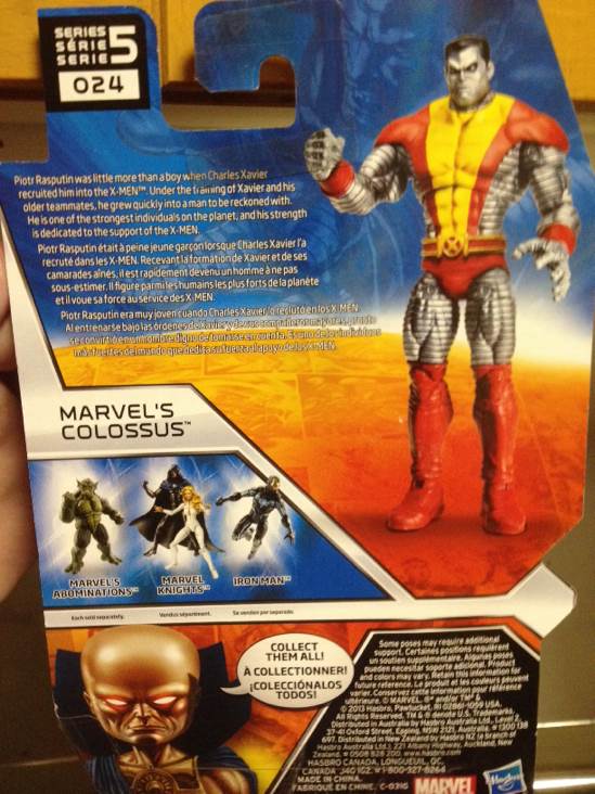 Marvel Universe Colossus - Hasbro (X-Men) action figure collectible [Barcode 653569907558] - Main Image 2