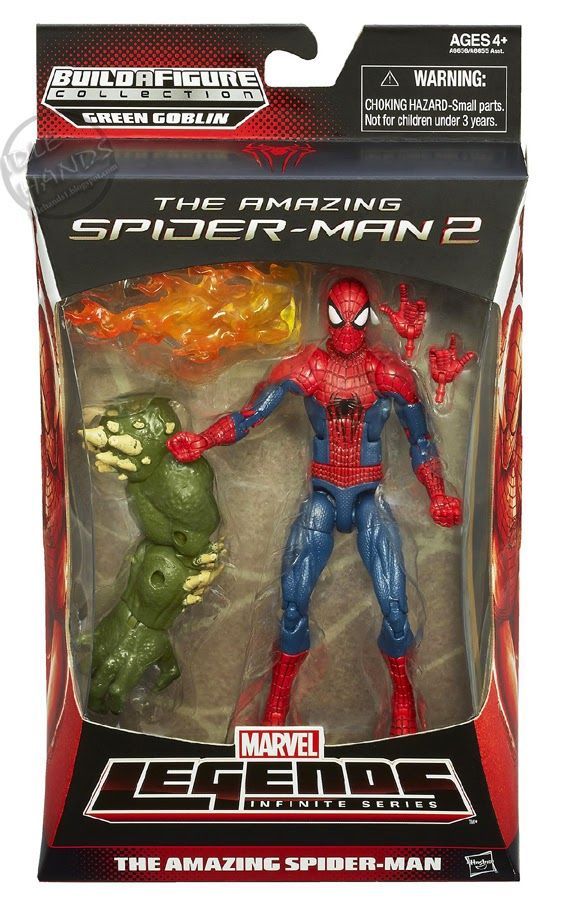 Spider-man (TASM 2) - Hasbro (Marvel Legends Green Goblin BAF Series) action figure collectible [Barcode 653569909972] - Main Image 2