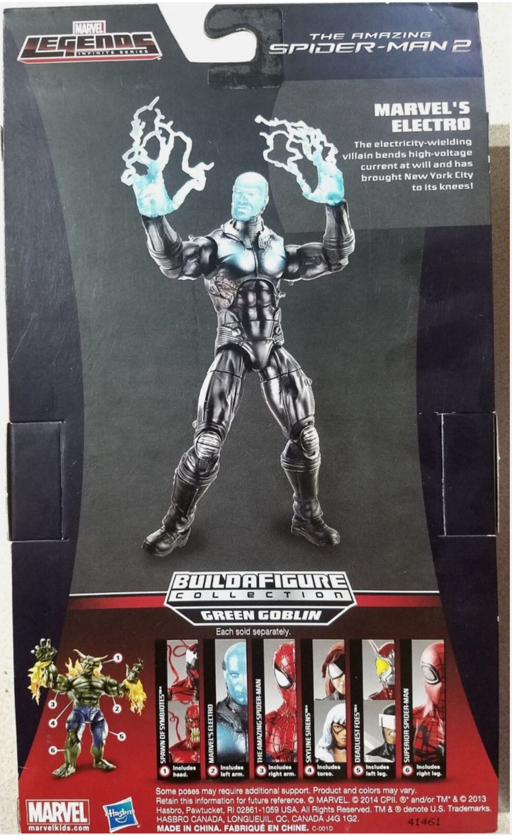 Electro - Hasbro (Amazing Spider-Man 2, the) action figure collectible [Barcode 653569910077] - Main Image 4